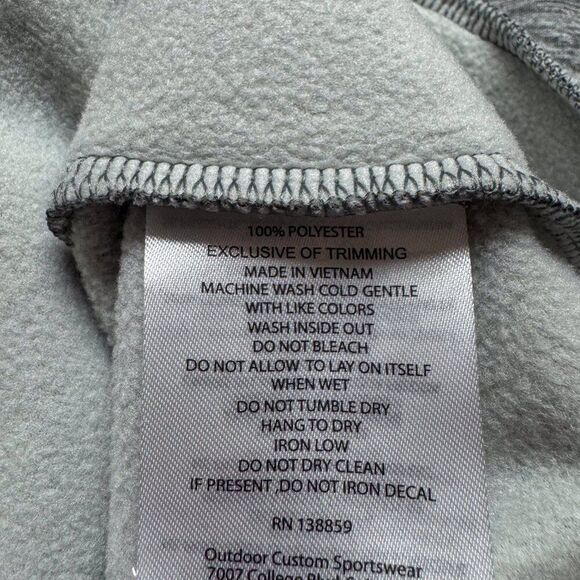 Columbia Golf NASA Hoodie Womens XL Gray Full Zip Jacket Outdoor Casual Preppy - Picture 10 of 14